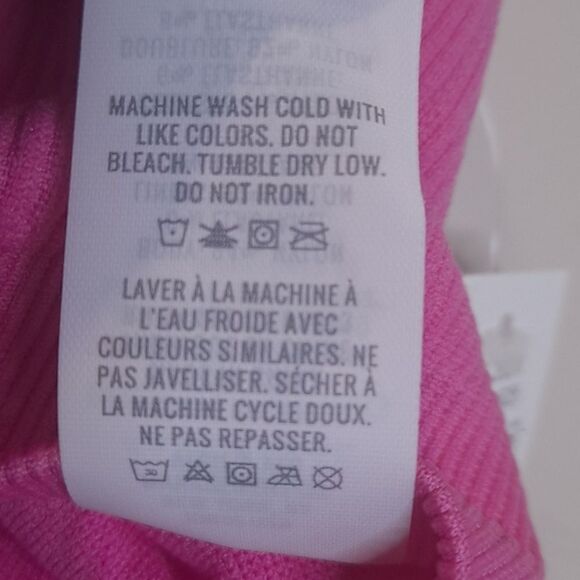 Aerie NWT seamless ring plunge bralette blue ribbed size Small - Picture 5 of 7